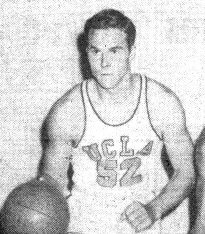 Jerry Norman (#52) playing for UCLA