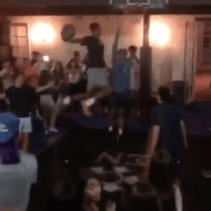 Omar gets dunked on by UCLA Basketball star